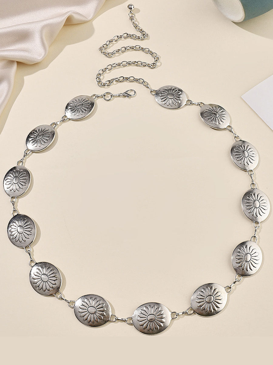 Ceinture Bohémienne Vintage en Chaîne – Élégance et Style