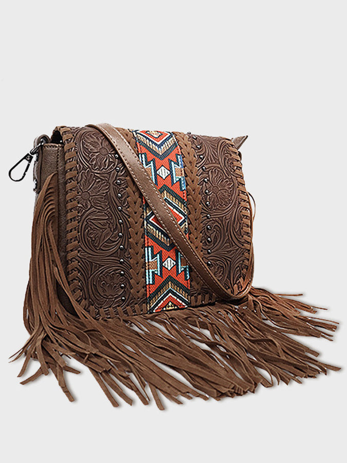Sac Bohème en PU avec Franges Ethniques VIP