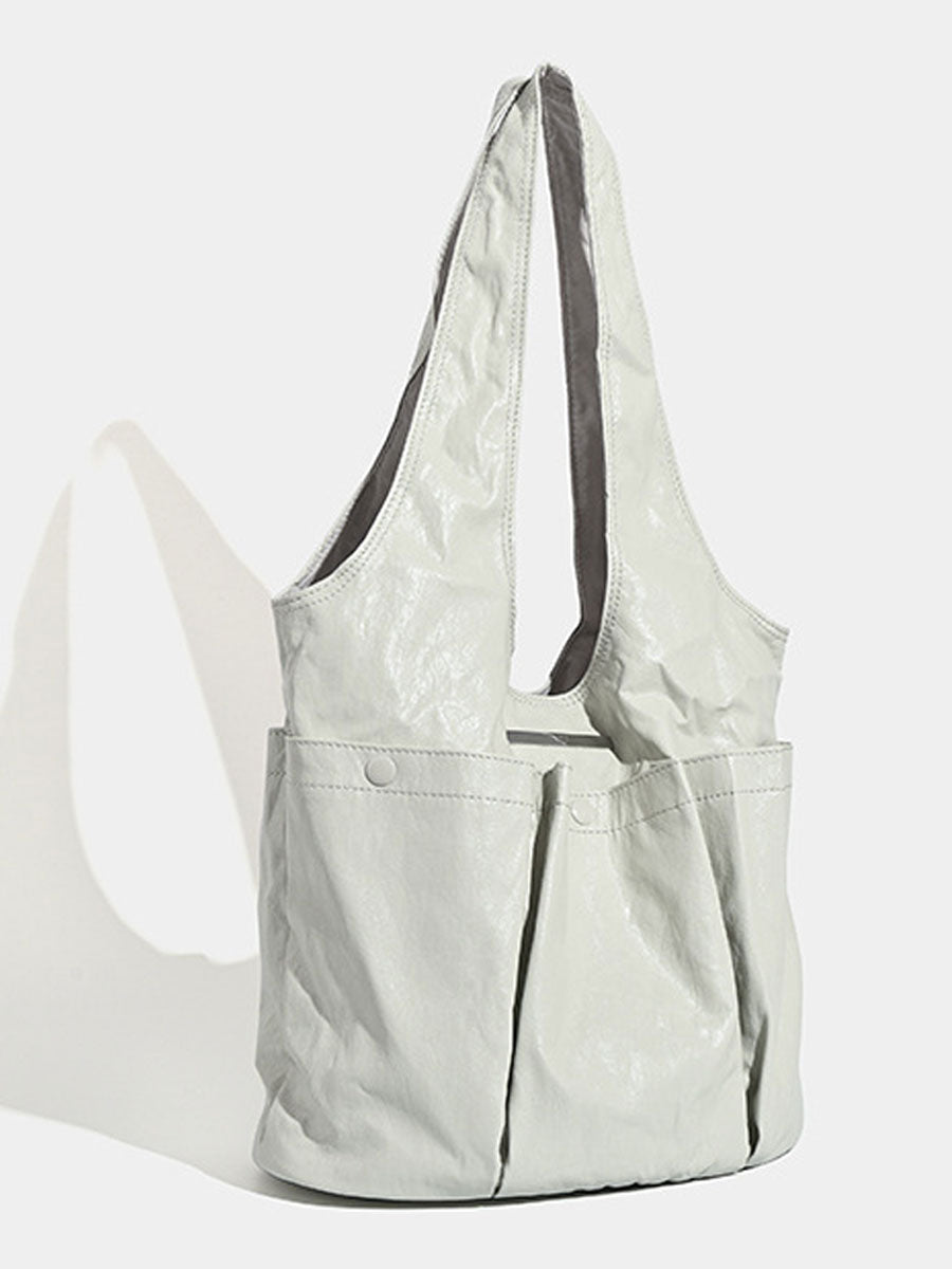 Sac Vintage Éco-Cuir à Poches Multiples pour un Style Unique