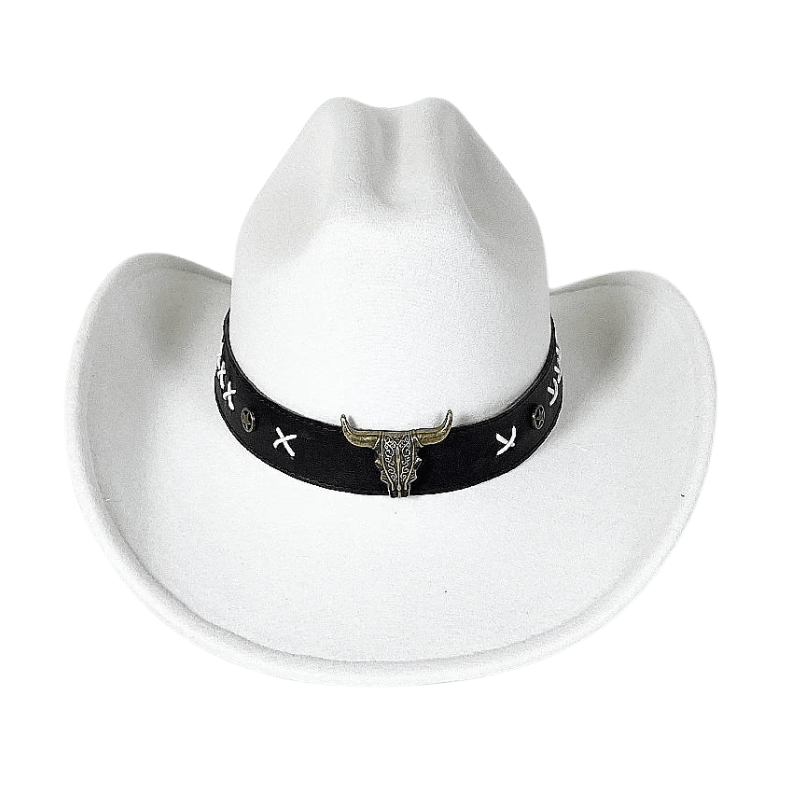 Elegant White Country Hat