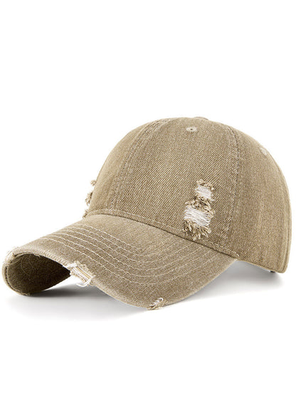 Casquette de Baseball en Jean Délavé au Style Sportif