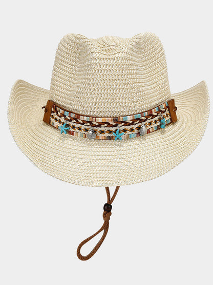 Chapeau de Plage Boho Rétro : Solaire et Respirant