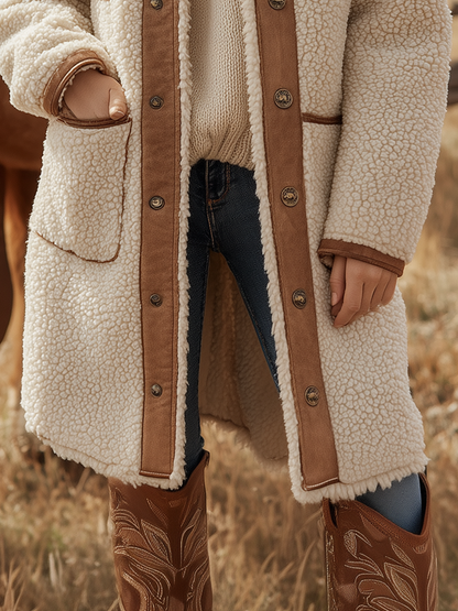 Vintage Western Sherpa Coat