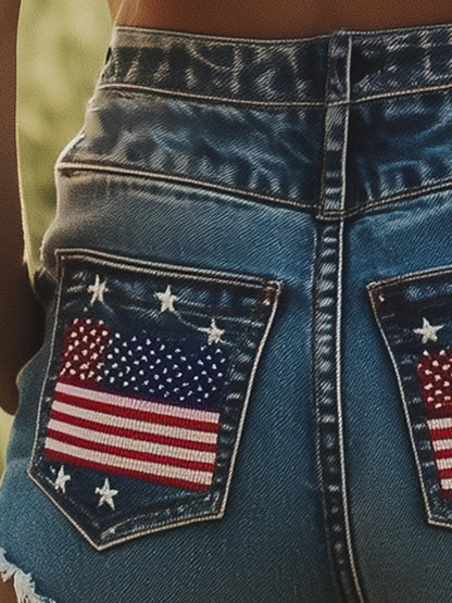 Shorts en denim tendance et sexy avec poches - Expédition rapide sous 24 heures !