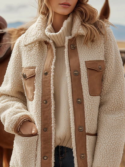 Vintage Western Sherpa Coat
