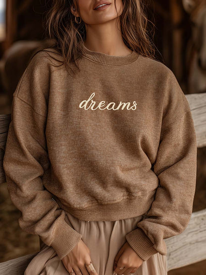 Chiné Brown Cozy Knit Sweater