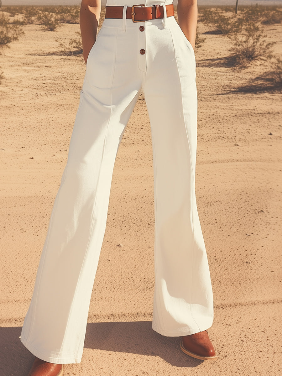 Expédition rapide en 24 heures : Combinaison sans manches à col montant brodé au charme rétro western