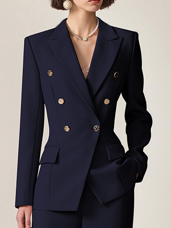Costume Double Boutonnage Élégant - Expédition Rapide sous 24 Heures