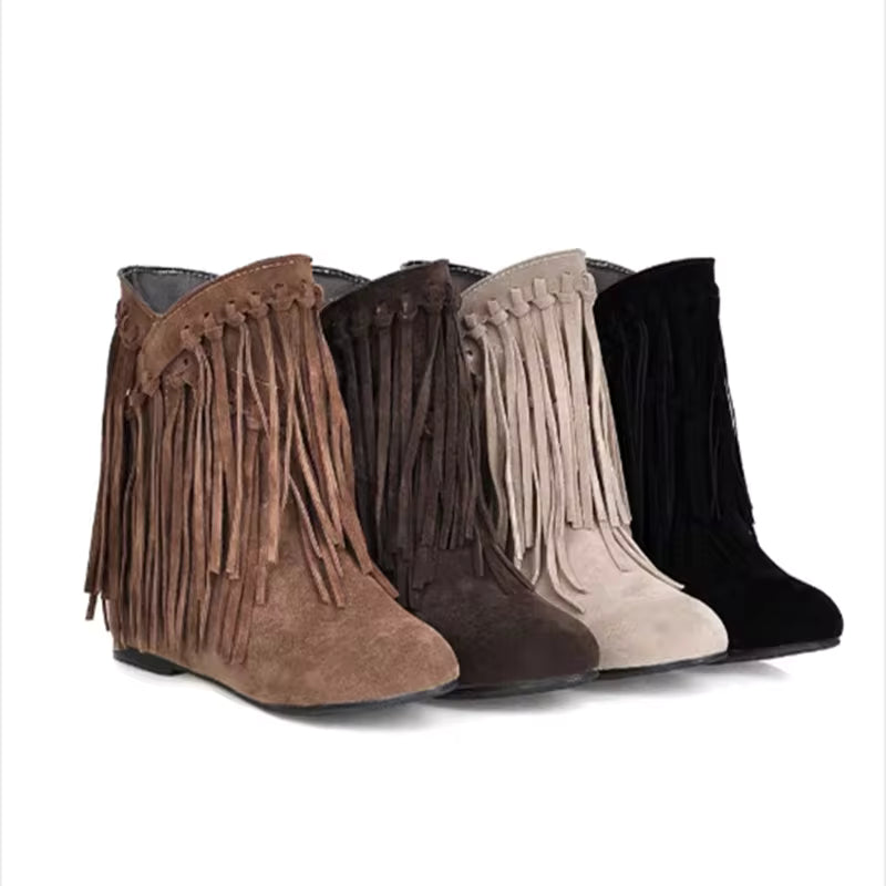 Beige Women's Cowboy Boots