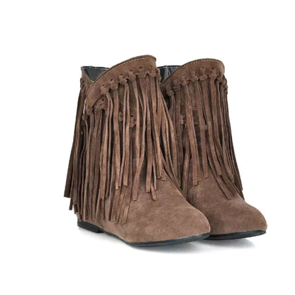 Beige Women's Cowboy Boots