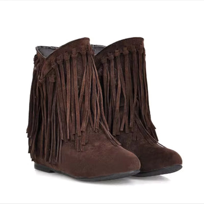 Beige Women's Cowboy Boots