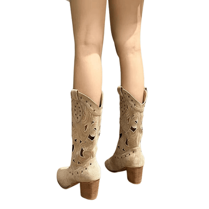 Beige Cowboy Boots: Step into Western Style