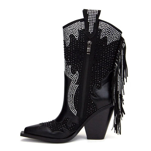 Stunning Sequin Cowboy Boots