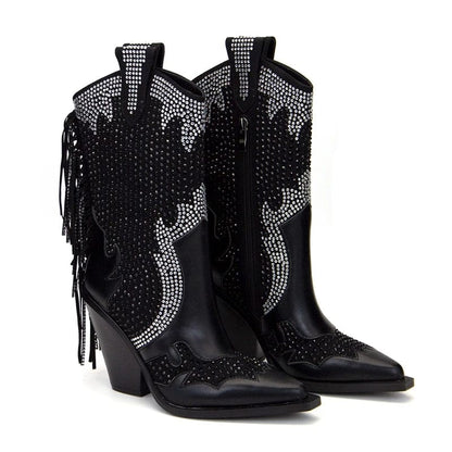 Stunning Sequin Cowboy Boots