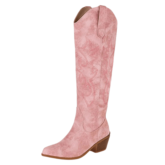 Rose Cowboy Boots