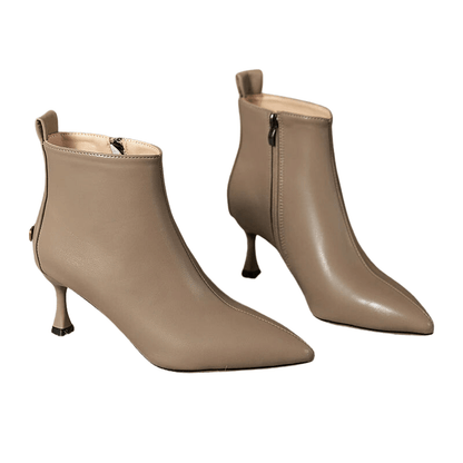 Beige Western Boots for Women