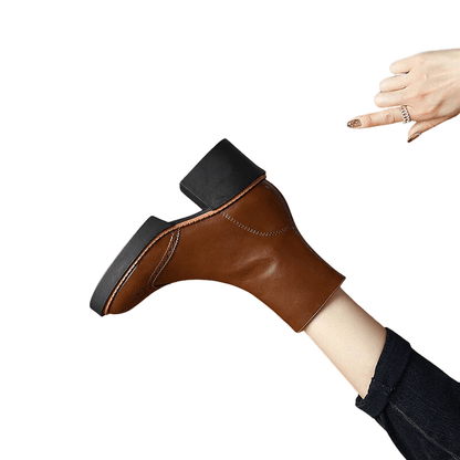 Chaussures Western en Cuir pour Femme