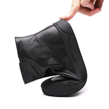 Chic Bottines Cowboy Noires pour Femme