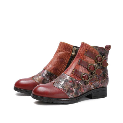 Western-Inspired Women's Ankle Boots