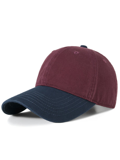 Casquette Décontractée Colorblock pour un Style Sportif
