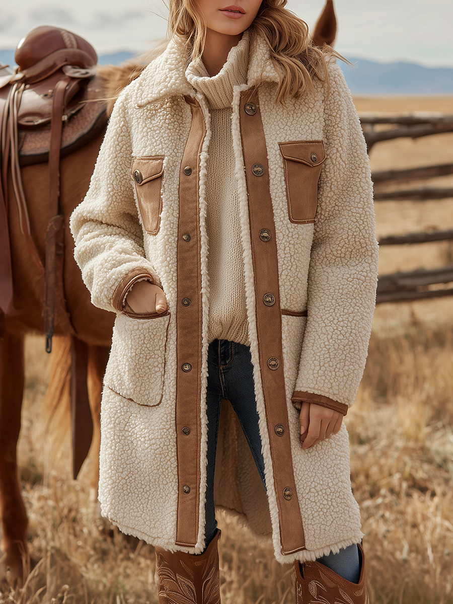 Vintage Western Sherpa Coat