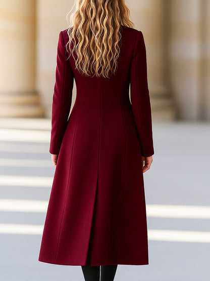 【Livraison en 24 heures】Manteau en laine haut de gamme à double boutonnage