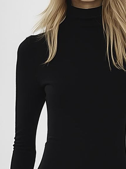 Robe Mini à Manches Longues avec Volants - Expédition Rapide en 24 Heures !