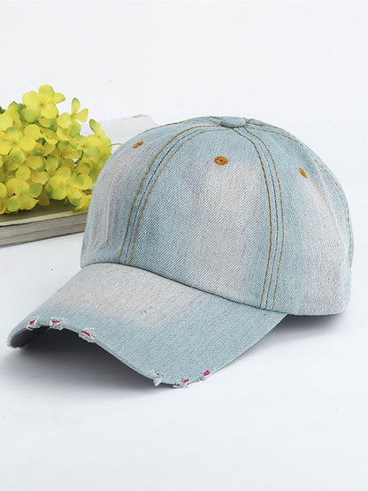 Casquette en Denim Stylée avec Protection Solaire - Idéale pour un Look Décontracté
