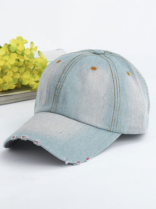 Casquette en Denim Stylée avec Protection Solaire - Idéale pour un Look Décontracté