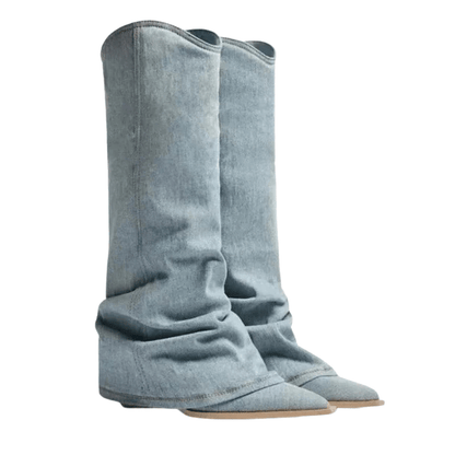 Chic Blue Boots for Women