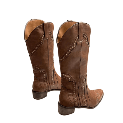Chic Brown Cowboy Boots for Her